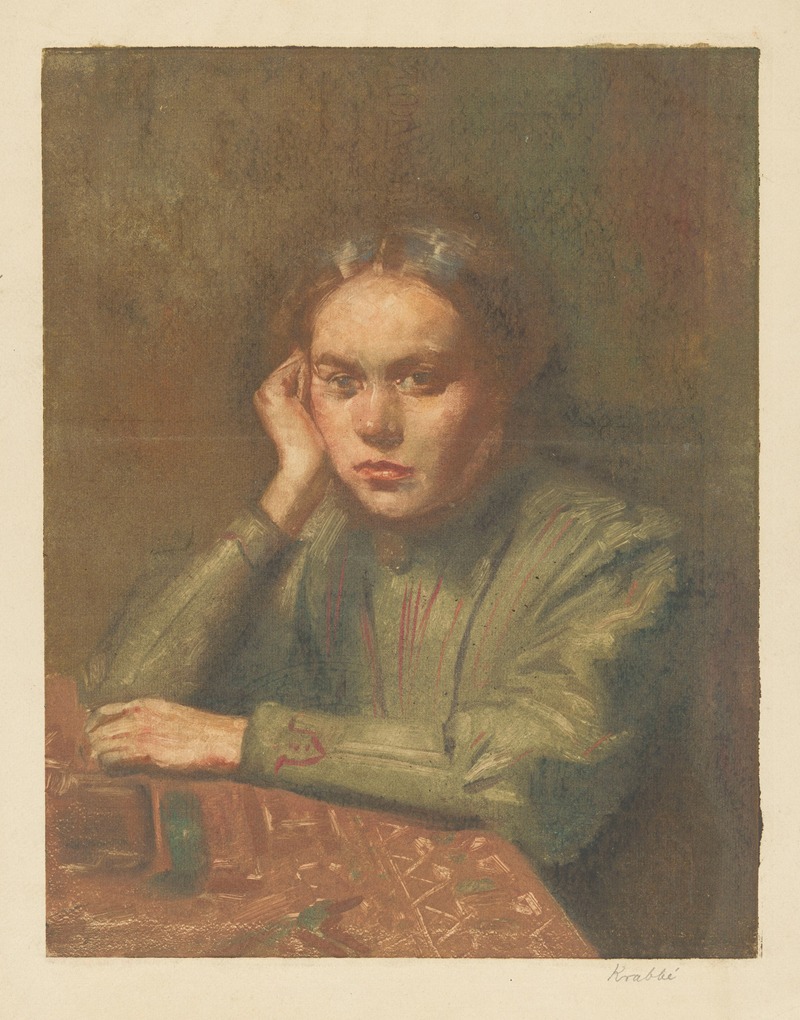 Heinrich M. Krabbé - Portrait of a woman