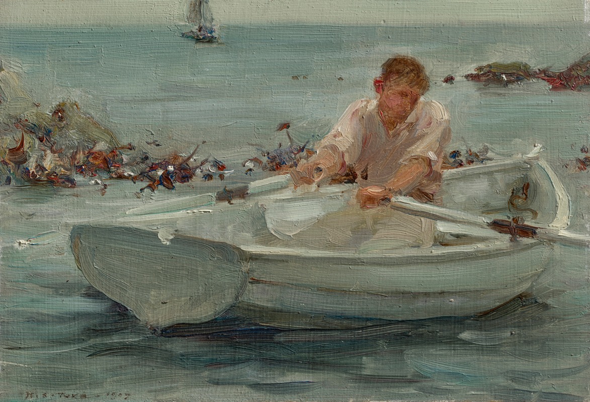 Henry Scott Tuke - The rowing boat