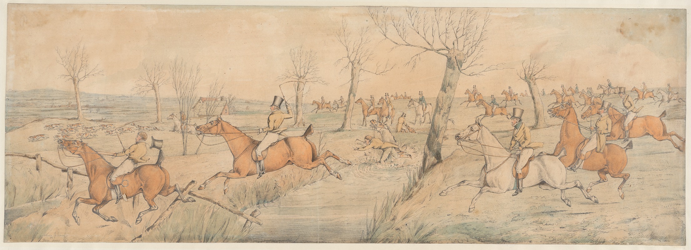 Henry Thomas Alken - Foxhunting; Full Cry