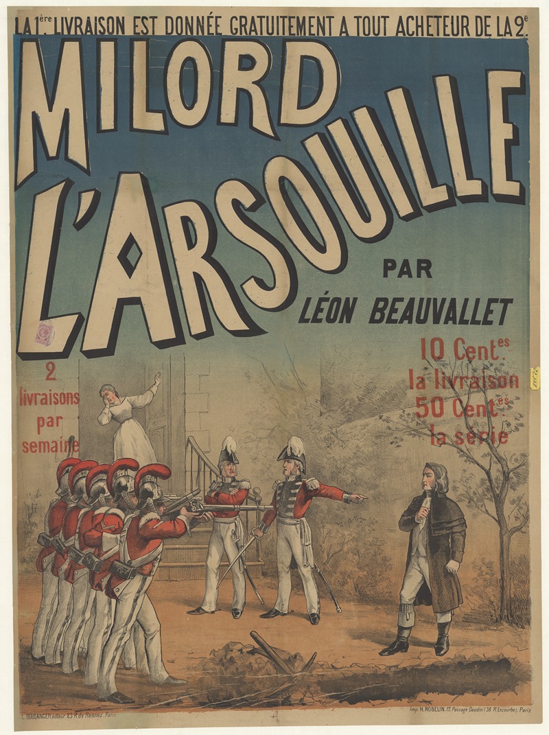 Imp. H. Robelin - Milord l’Arsouille par Léon Beauvallet