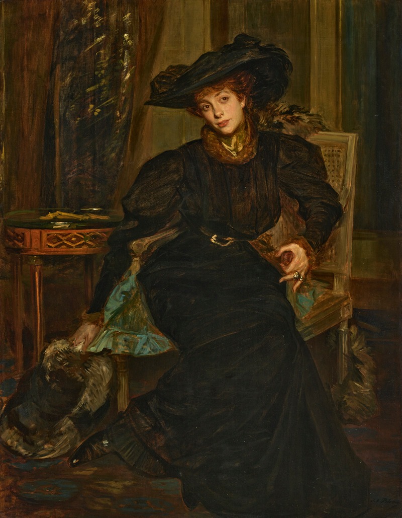 Jacques-Émile Blanche - Lady in Black