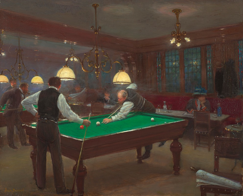 Jean Béraud - La Partie de Billiard