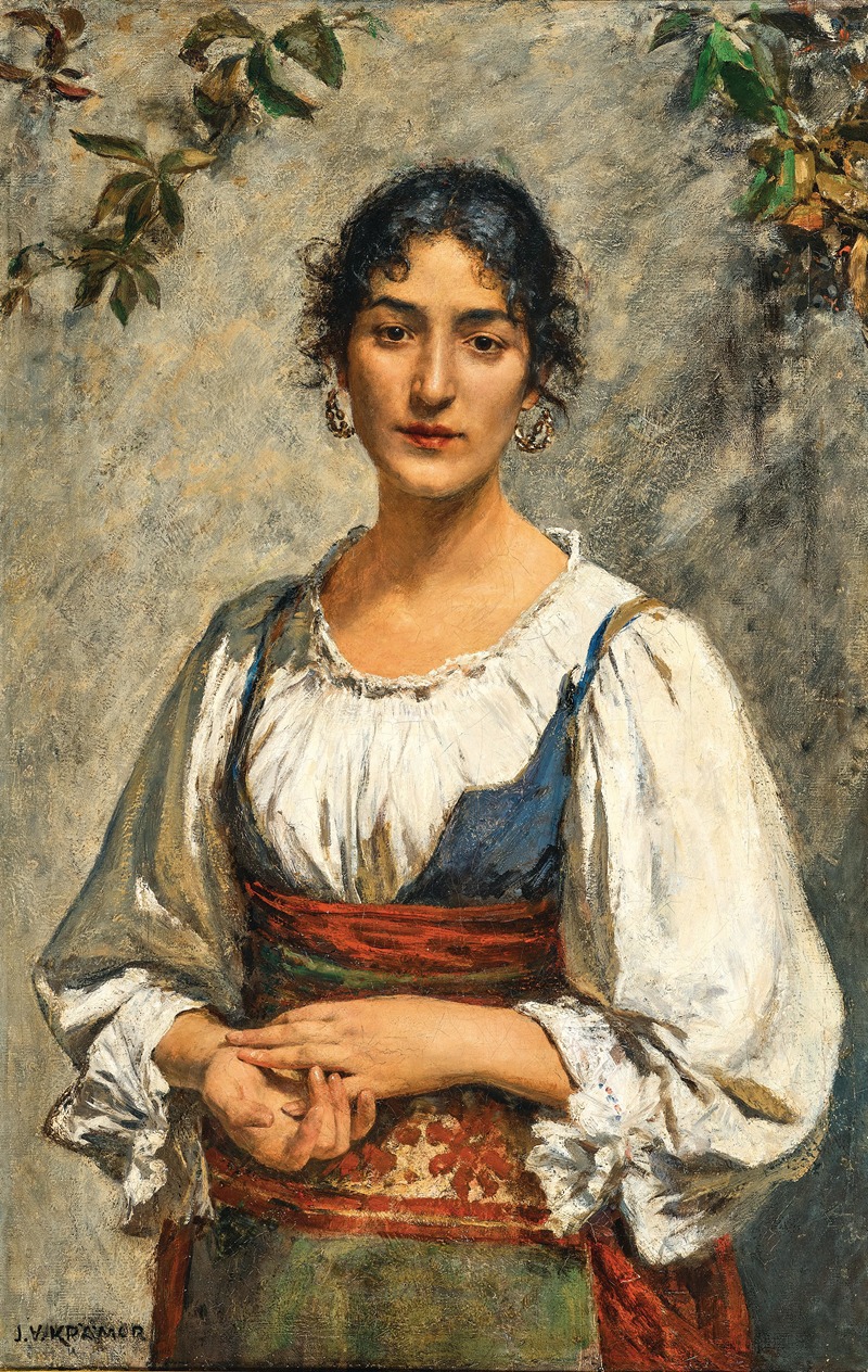 Johann Victor Krämer - A Sicilian Woman