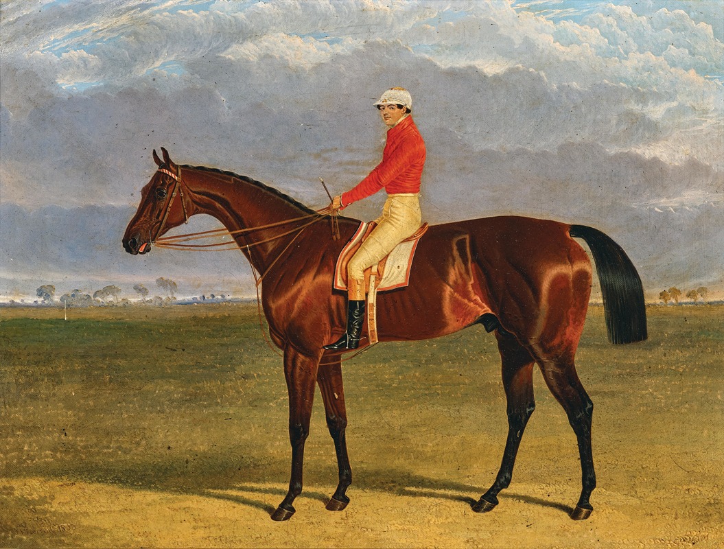 John Frederick Herring Snr. - George Walker’s 5-Year-Old Brown Stallion Consol with Sam Darling or George Edwards in the Saddle
