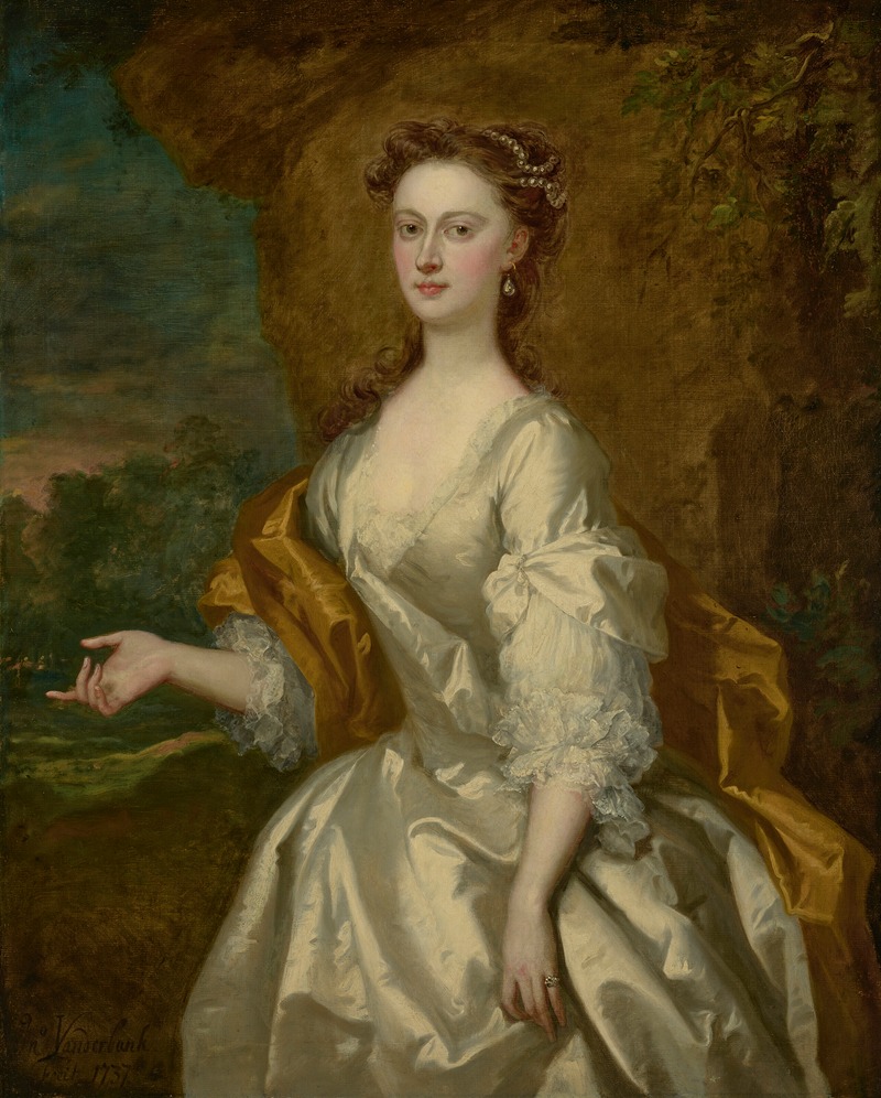John Vanderbank - Portrait of Miss Dorothy Long (1703-1758)