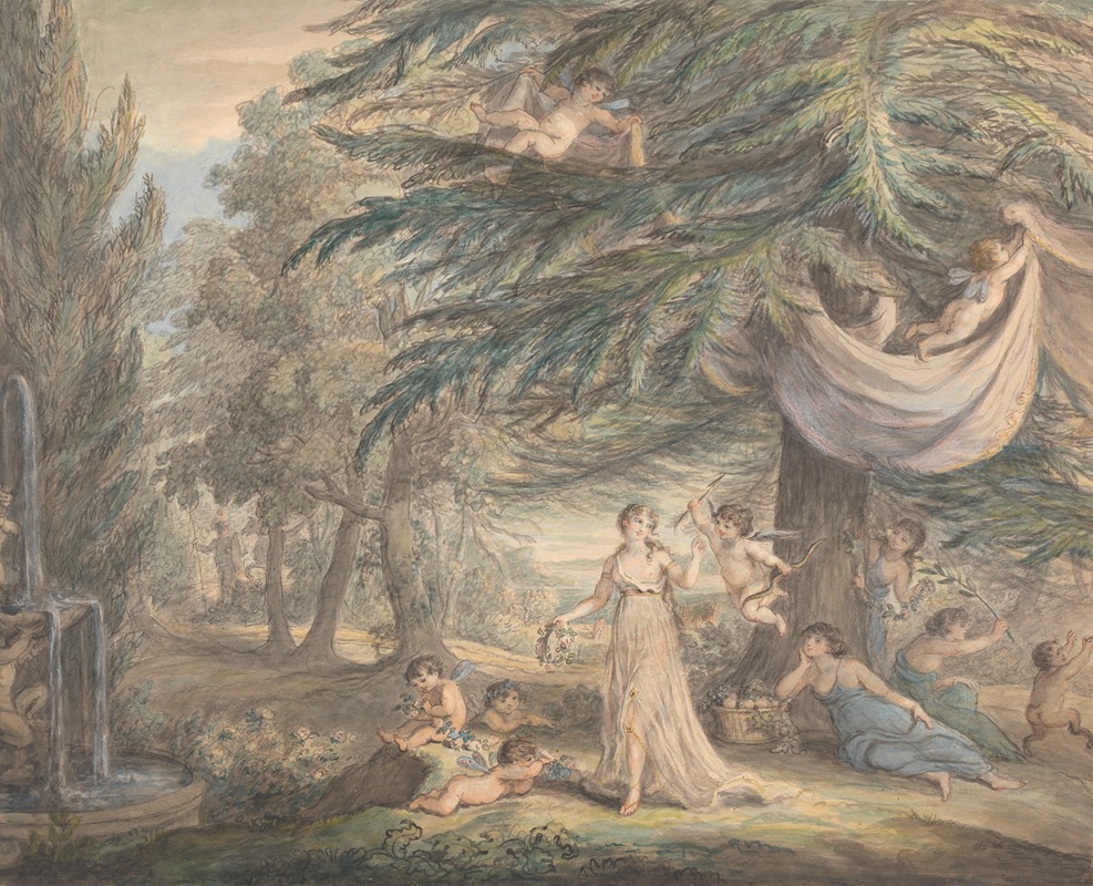 Lady Diana Beauclerk - An Allegory of Love