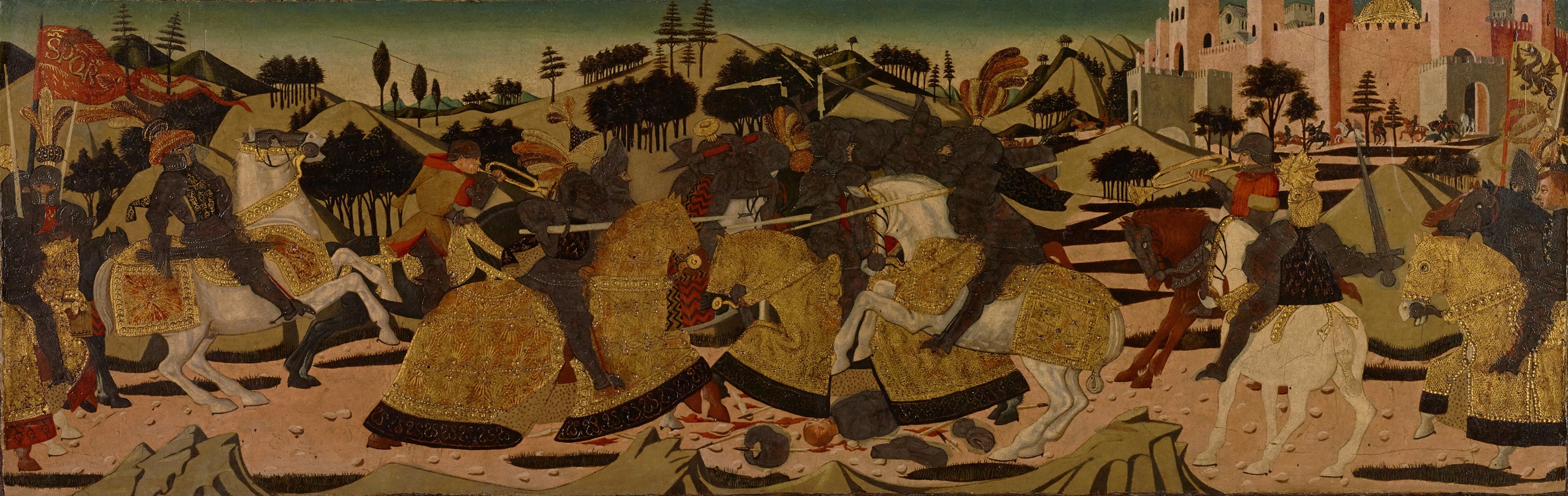 Giovanni di Ser Giovanni (Lo Scheggia) - Battle Scene