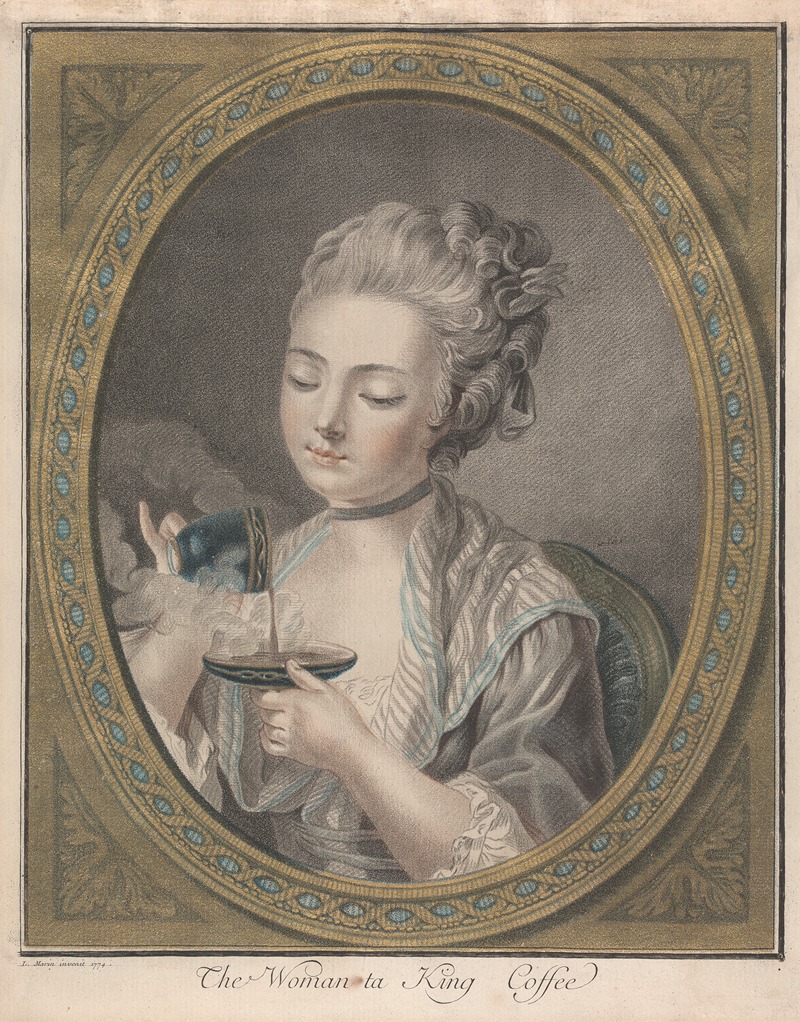 Louis-Marin Bonnet - The Woman Taking Coffee