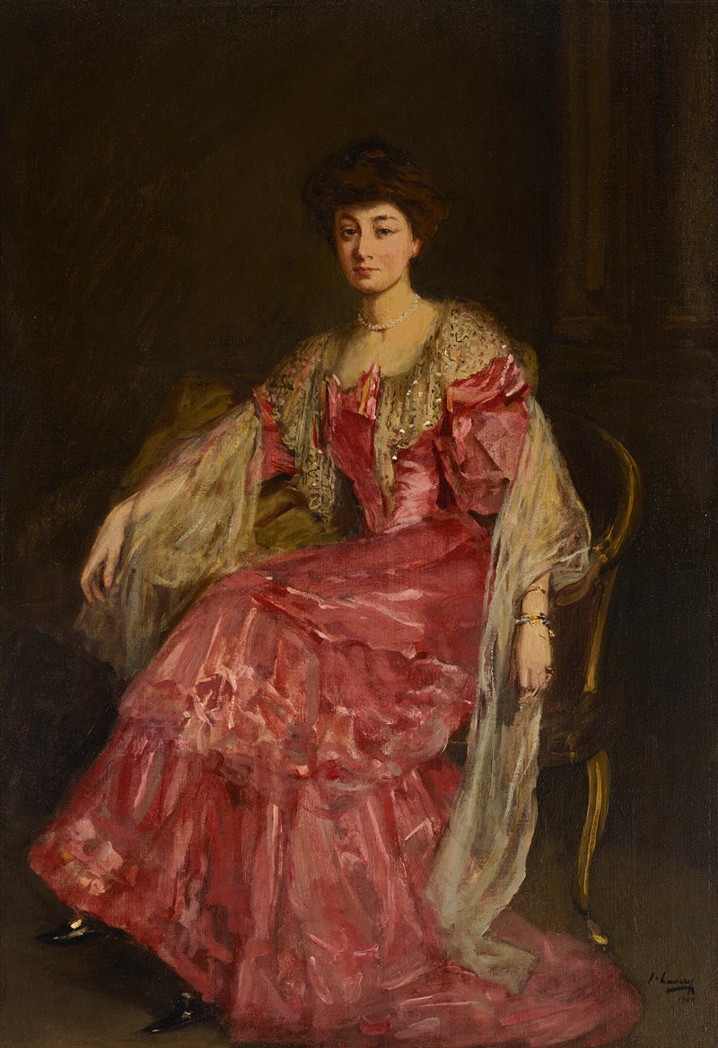 Sir John Lavery - Portrait of Mabel Choate (1870-1958)