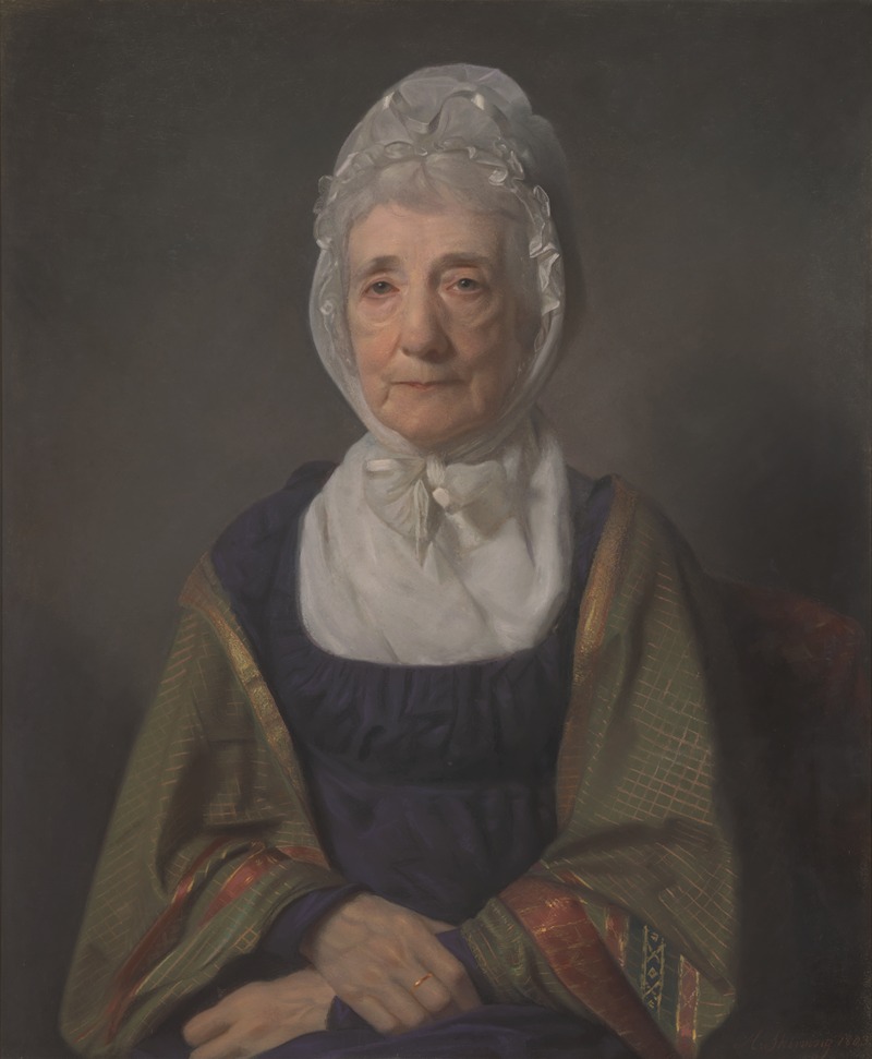 An Elderly Woman by Archibald Skirving - Artvee