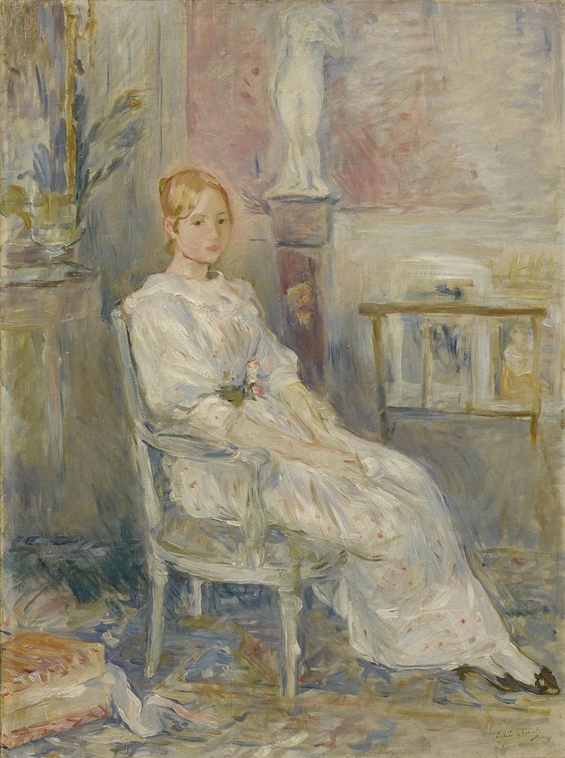 Berthe Morisot - Alice Gamby dans le salon