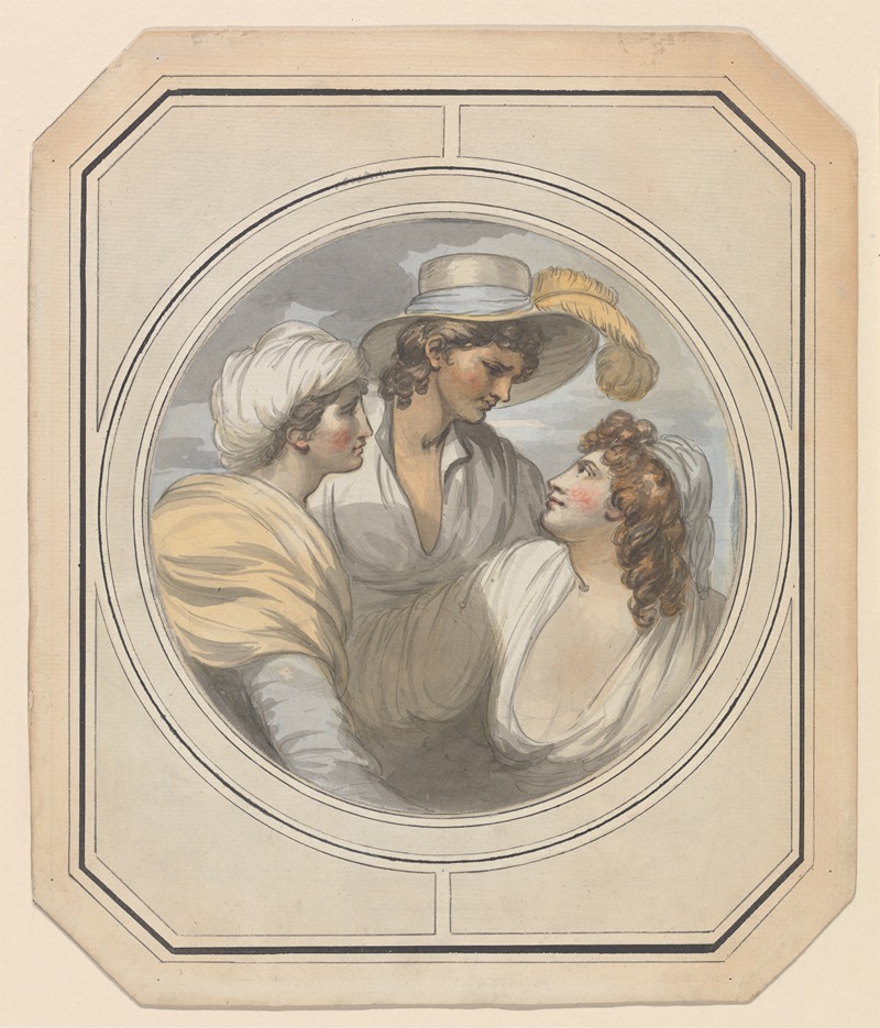 Biagio Rebecca - Group of Three Young Women