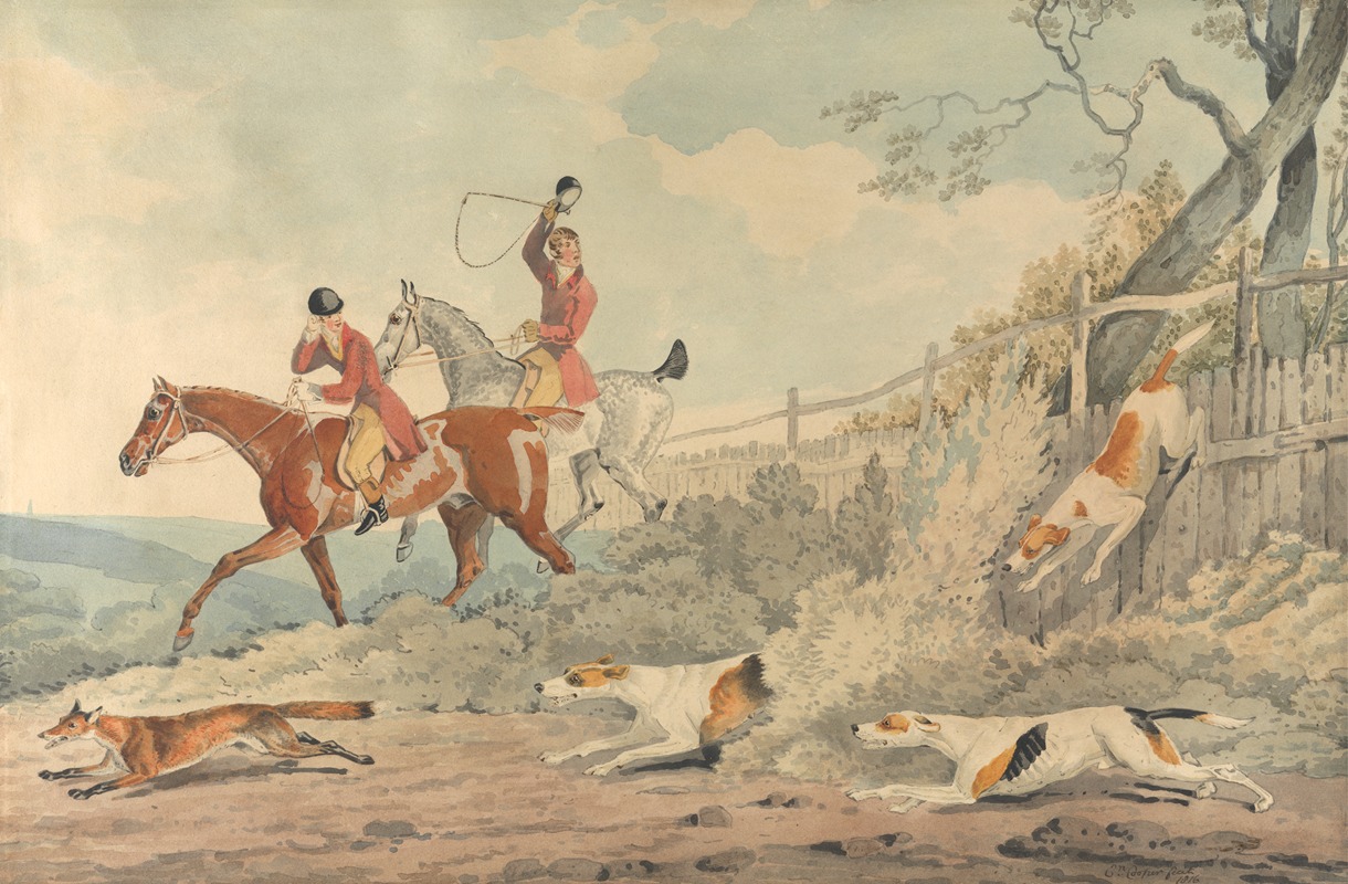 Edwin Cooper - Foxhunting: Near the Death