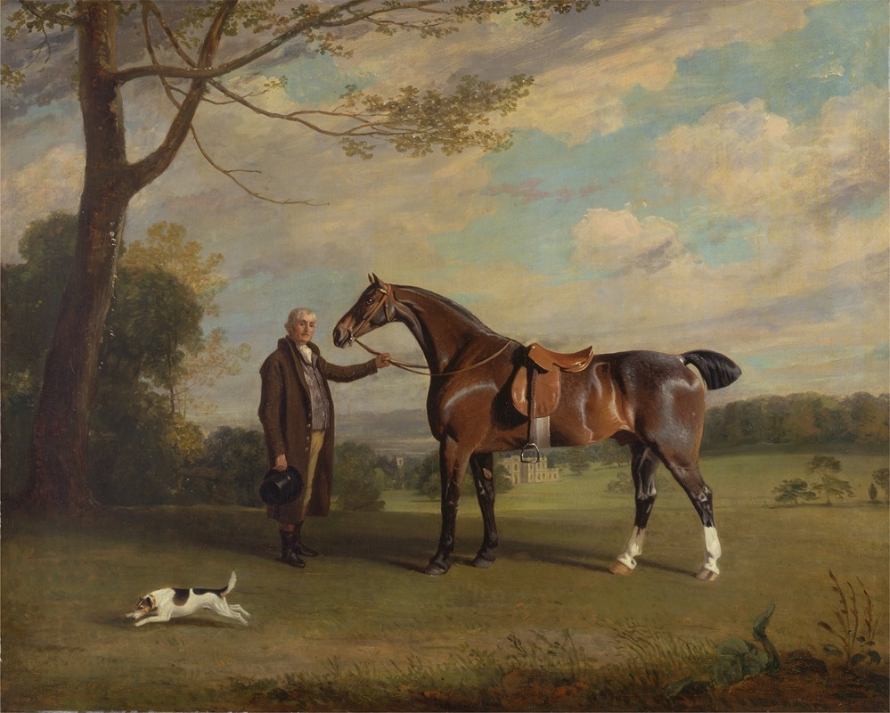 Henry Bernard Chalon - The Earl of Shrewsbury’s Groom Holding a Hunter