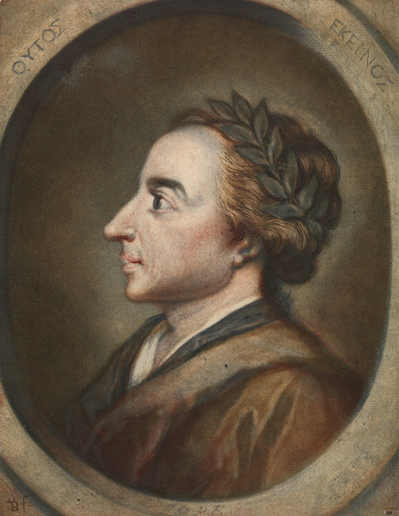 Jacob Christoph Le Blon - Alexander Pope, Poet 1744