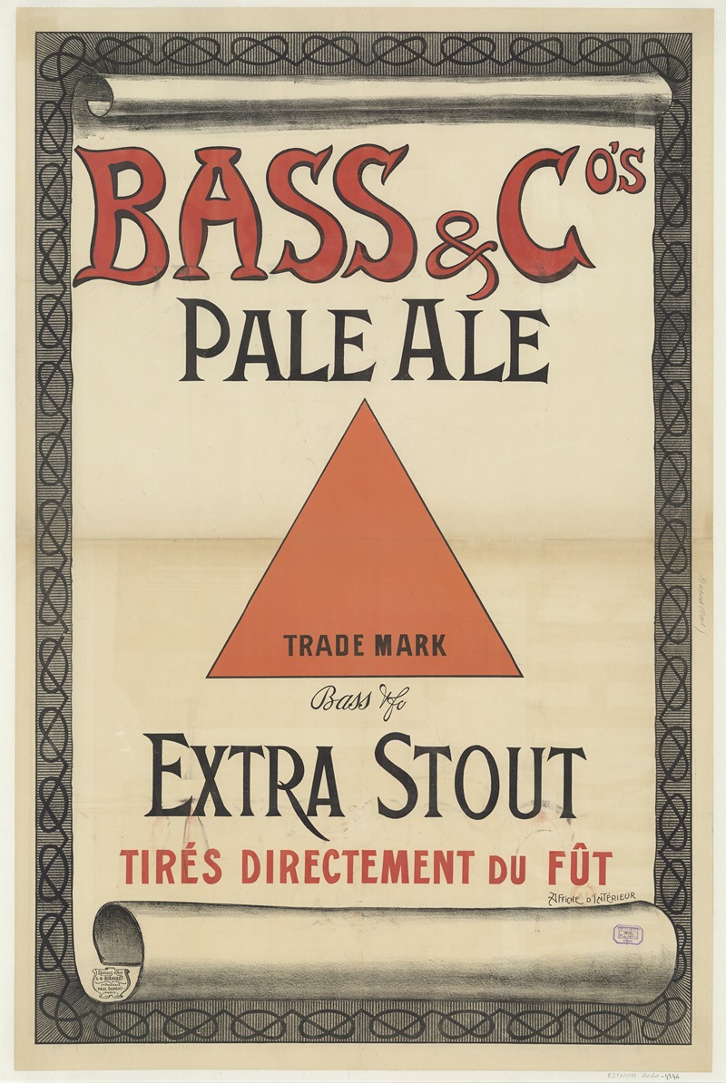 Imp. Paul Dupont - Bass & Cos. Pale Ale, Extra Stout. Tirés directement du fût