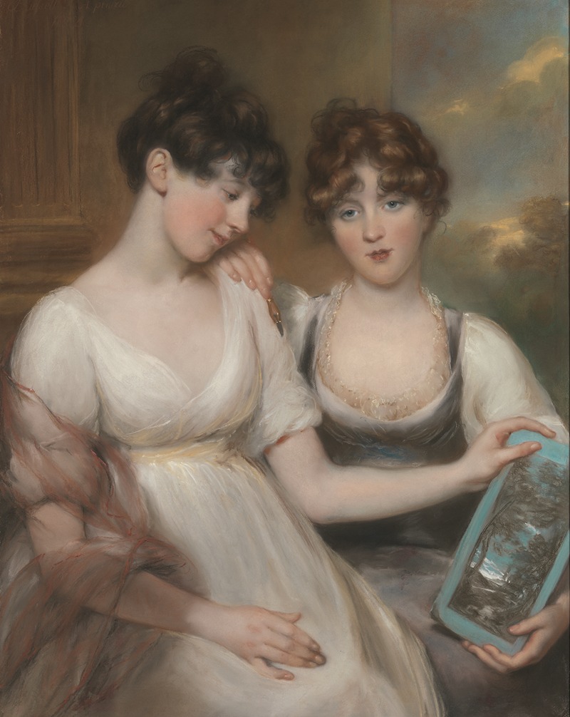 John Russell - Portrait of Anne and Maria Russell