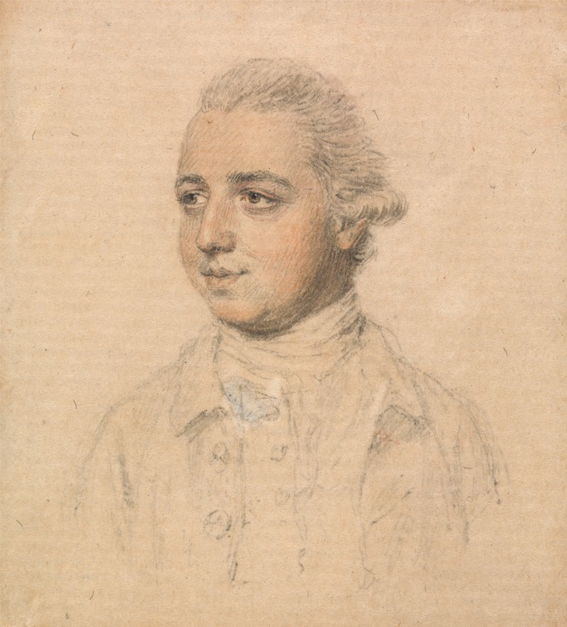 John Smart - Portrait of a young man taken from the life, facing left