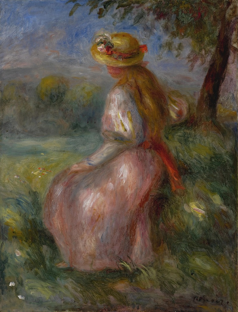 Pierre-Auguste Renoir - Jeune fille en rose