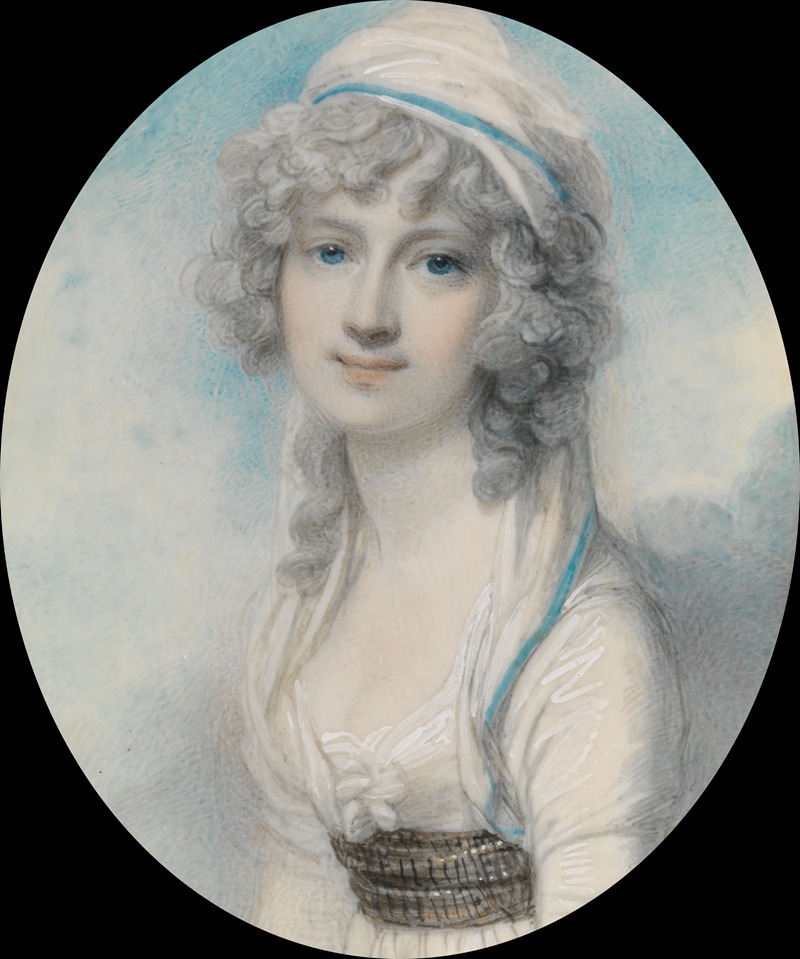 Richard Cosway - Portrait of a Young Lady