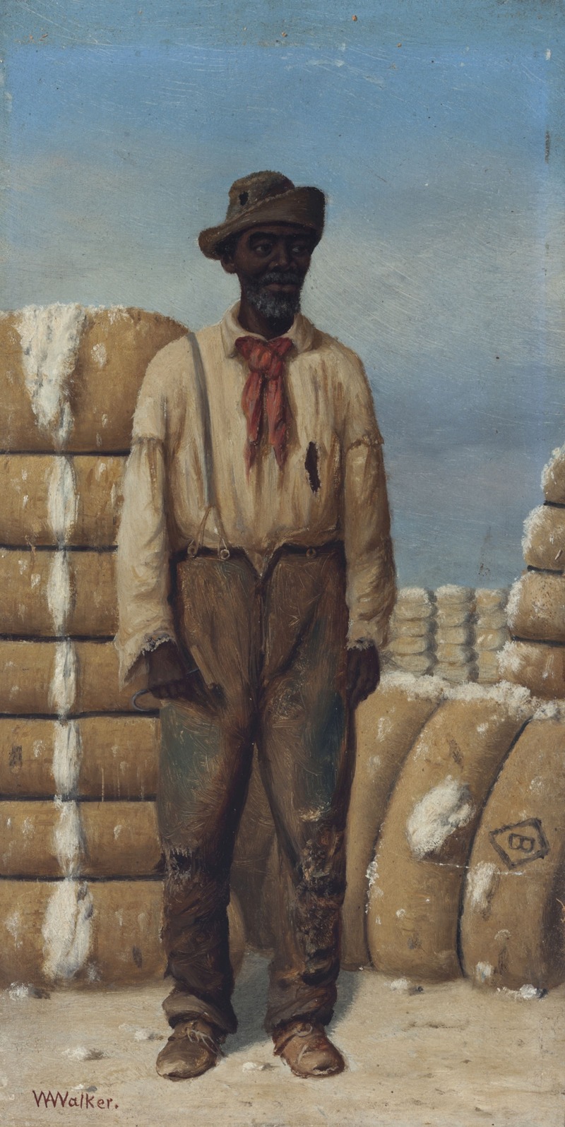 William Aiken Walker - Figure (Cotton Handler)