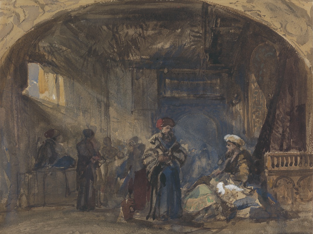 William James Müller - Cairo Bazaar