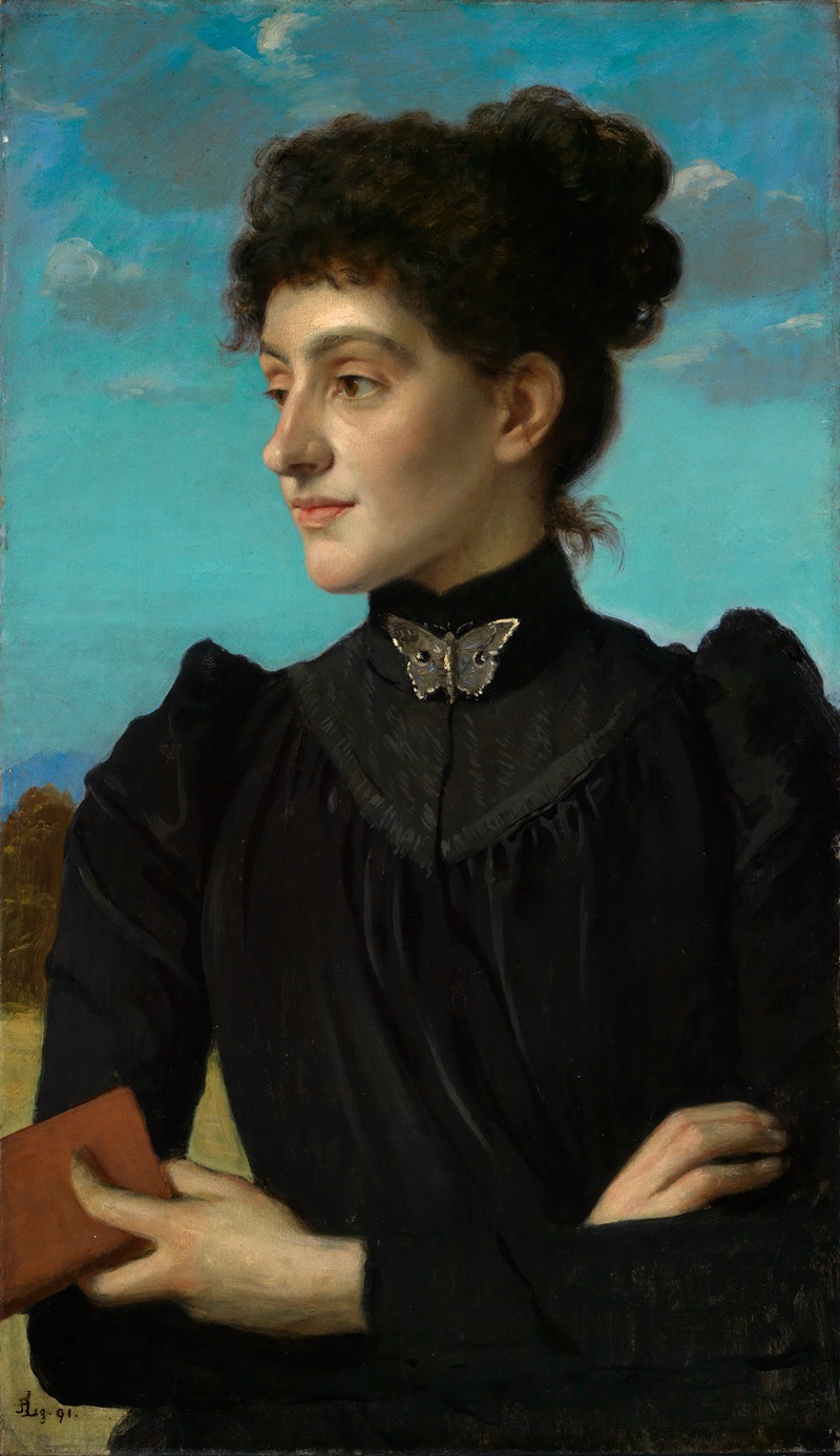 Albert Lang - Portrait of a girl