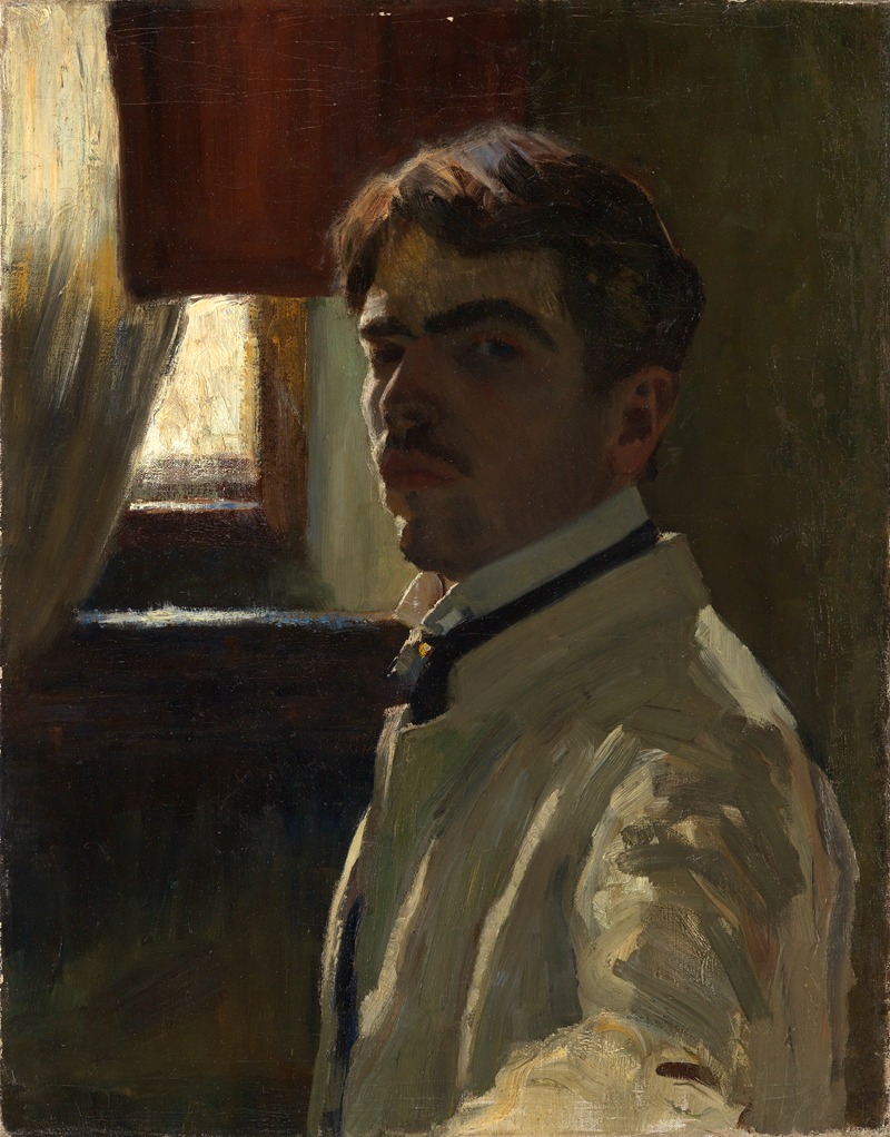 Alexander Kanoldt - Self-portrait