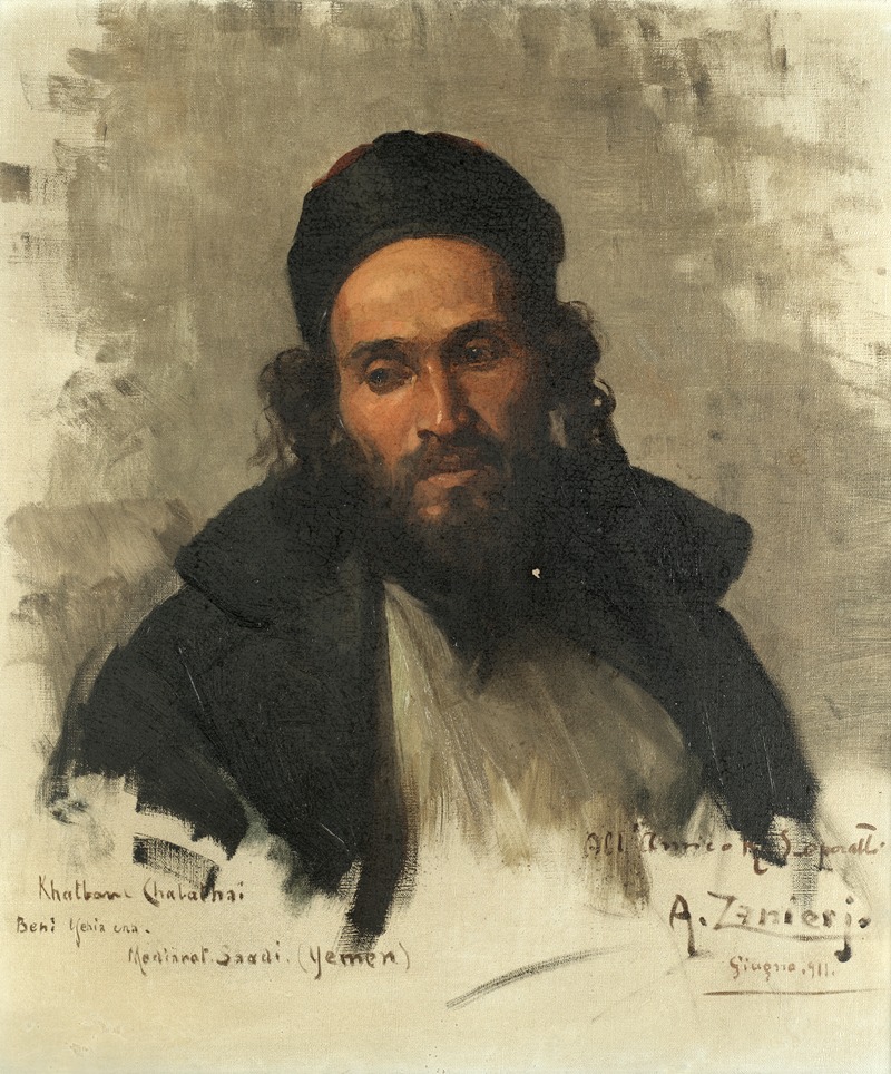 Arturo Zanieri - Portrait of arab gentleman