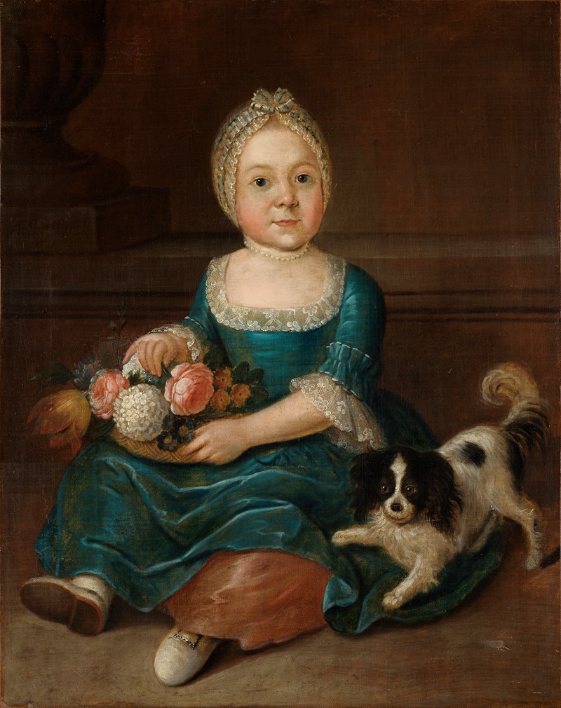 August Christian Hauck - Bildnis eines kleinen Mädchens
