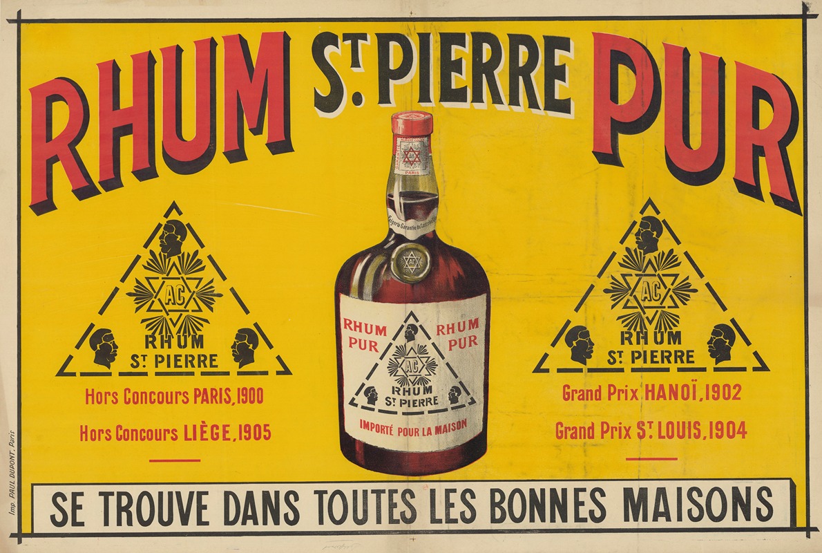 Imp. Paul Dupont - Rhum St Pierre Pur