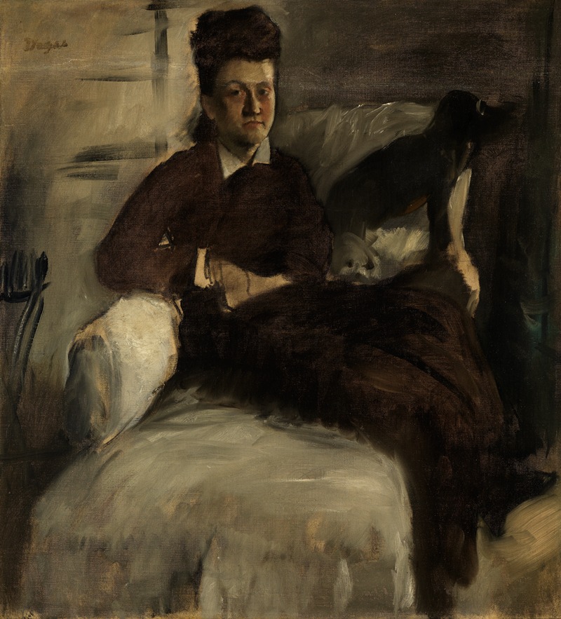 Edgar Degas - Portrait of Madame Jeantaud
