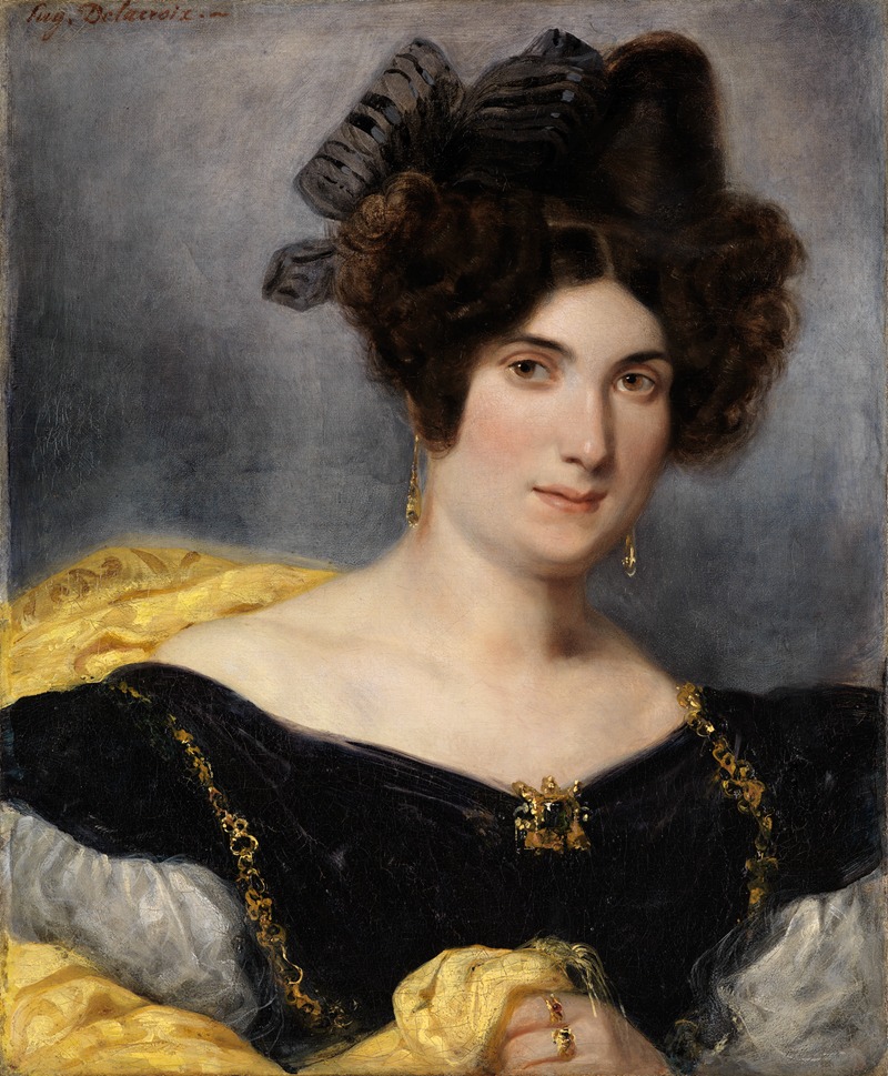 Eugène Delacroix - Portrait of Madame François Simon
