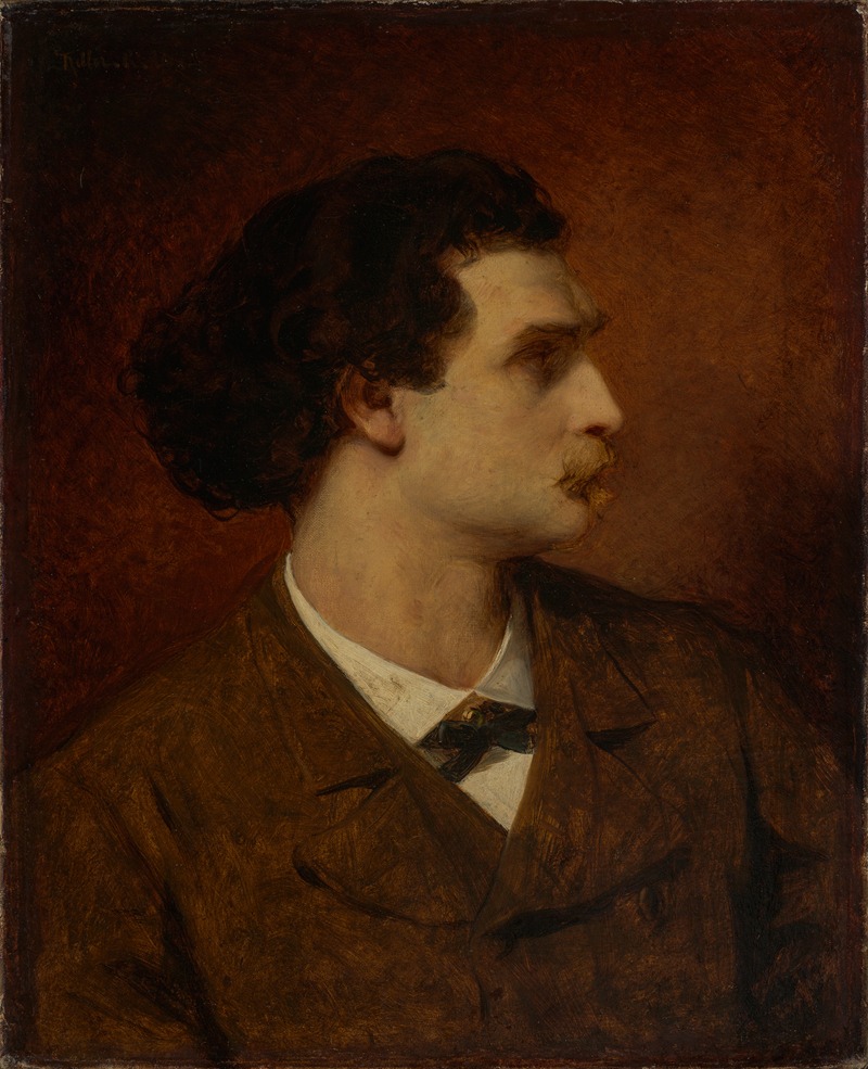 Ferdinand Keller - Portrait of Anselm Feuerbach