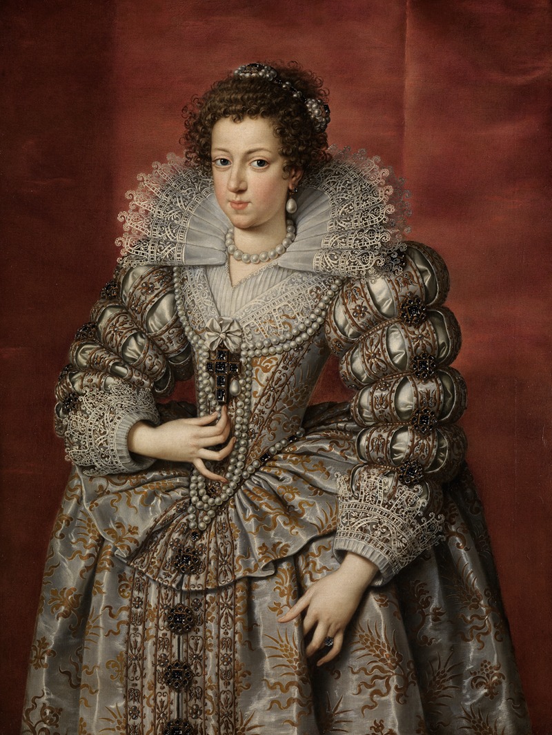 Frans Pourbus The Elder - Elisabeth von Frankreich (zuvor; Anna von Österreich)
