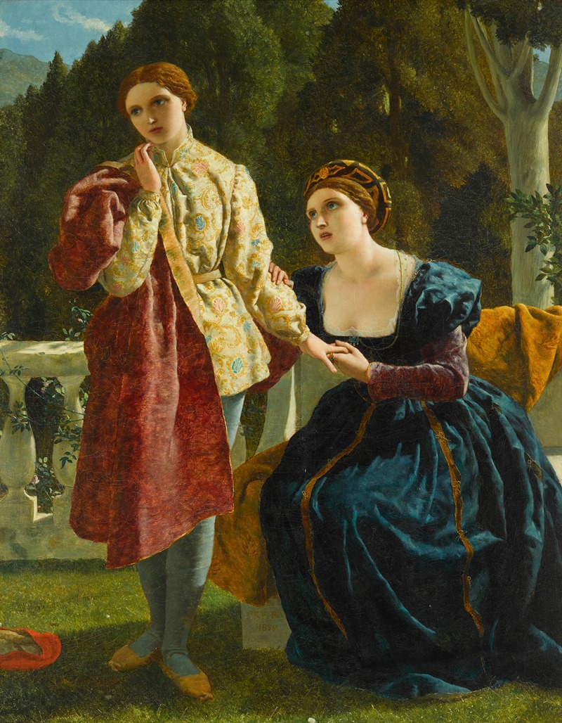 Frederick Richard Pickersgill - Viola and the Countess (Twelfth Night; Act III, Scene I)