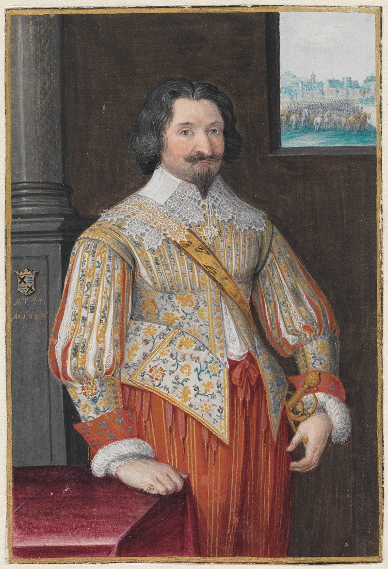 Friedrich Brentel - Bildnis Georg II. Herr von Fleckenstein, Kniestück