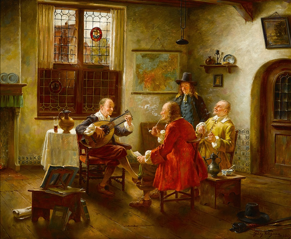 Fritz Wagner - The music lesson