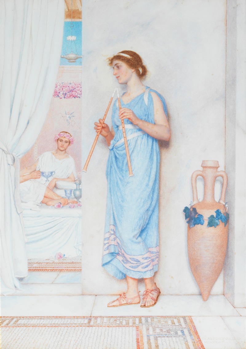 George Lawrence Bulleid - The flute player