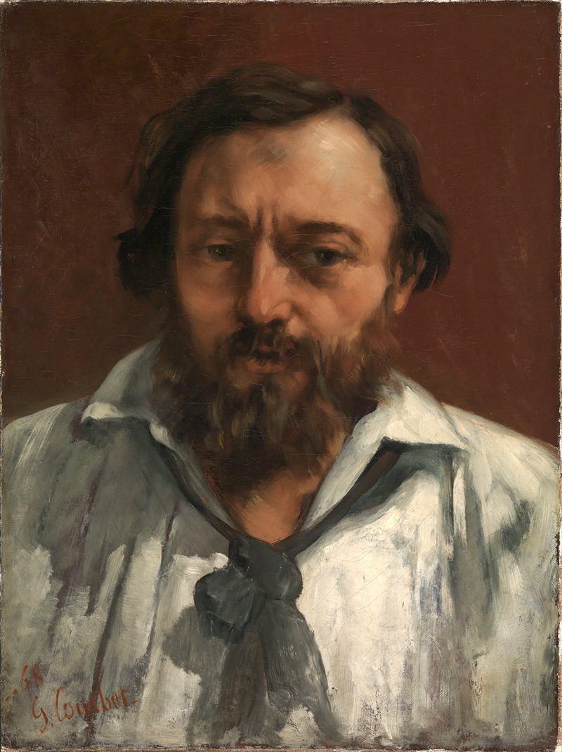 Gustave Courbet - Portrait of the poet Pierre Dupont