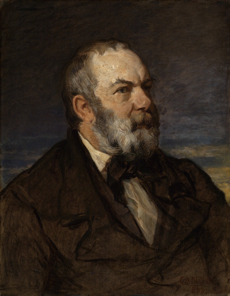 Hans Canon - Portrait of the painter Johann Wilhelm Schirmer