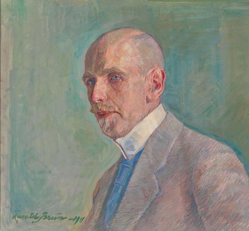 Harald Brun - Portrait of Emil Hasselblatt