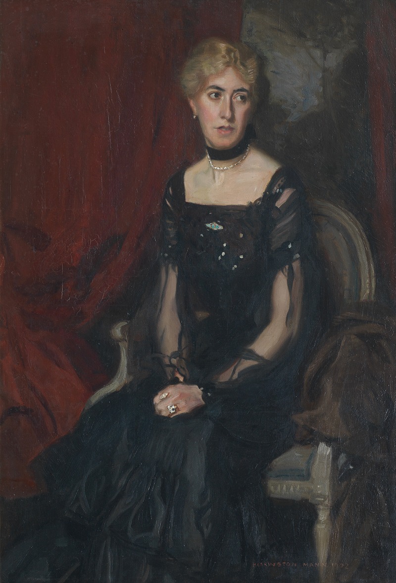 Harrington Mann - Portrait of an Elegant Lady