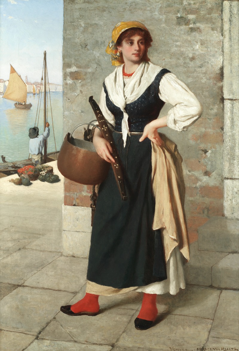 Horace van Ruith - A young fishwife