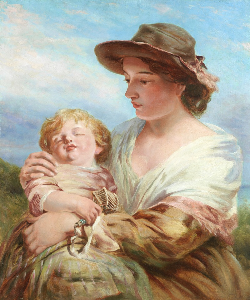 James John Hill - Mother and child