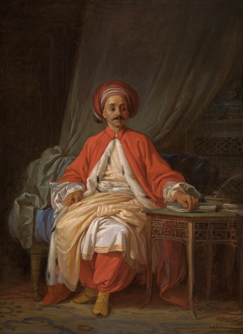 Jean-Baptiste Le Prince - Portrait of an Oriental