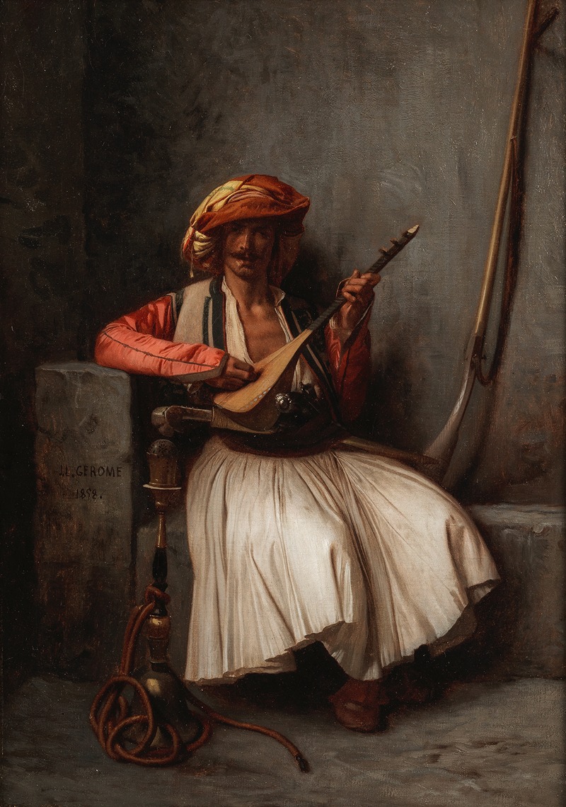Jean-Léon Gérôme - The lute player