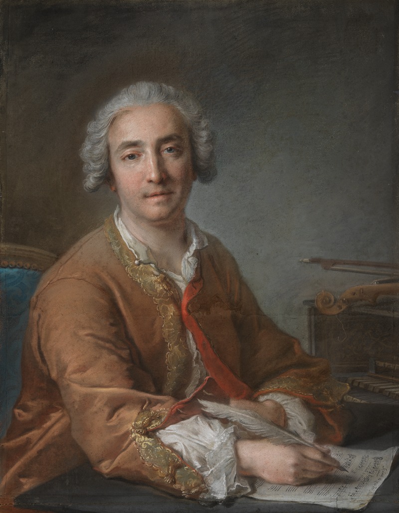 Jean-Marc Nattier - Portrait of the composer Joseph-Nicolas-Pancrace Royer