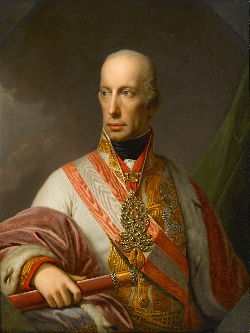 Johann Baptist von Lampi the Elder - A portrait of Emperor Francis I (II) of Austria