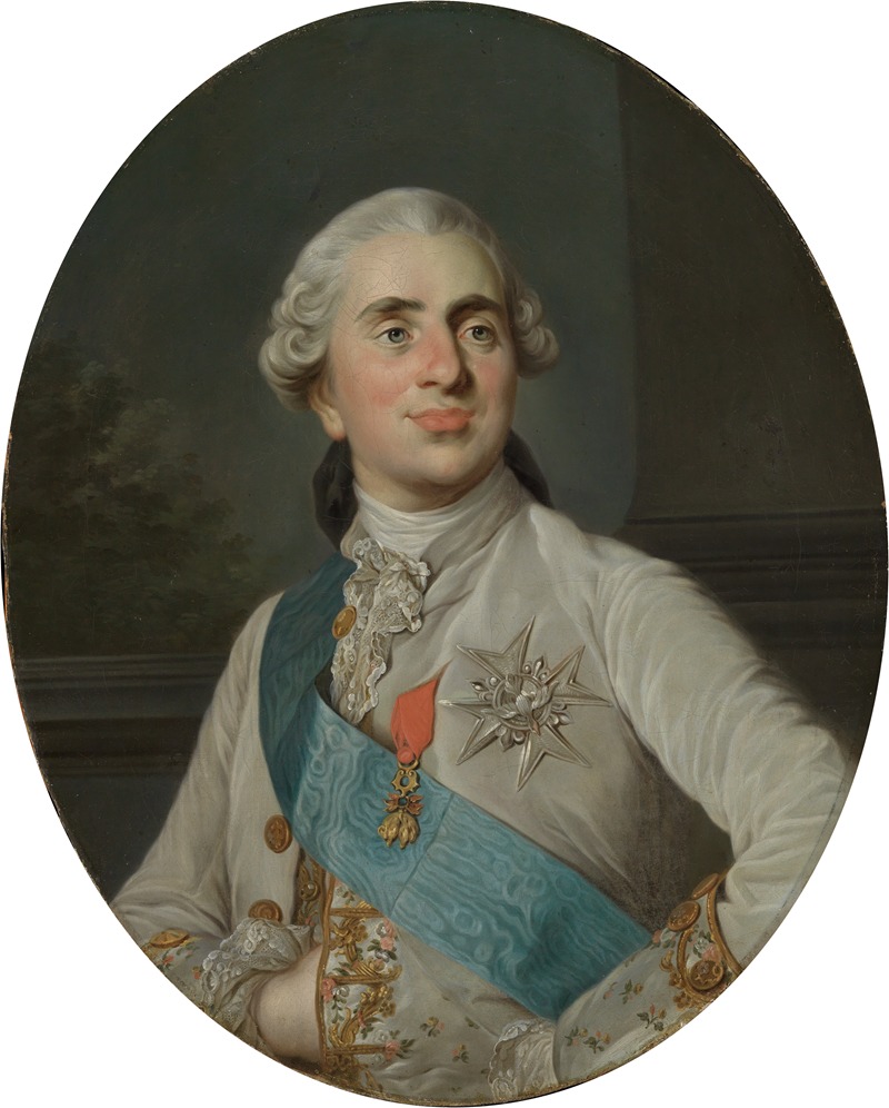 Joseph Siffred Duplessis - Bust portrait of King Louis XVI of France